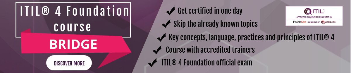ITIL 4 Foundation Bridge ENG